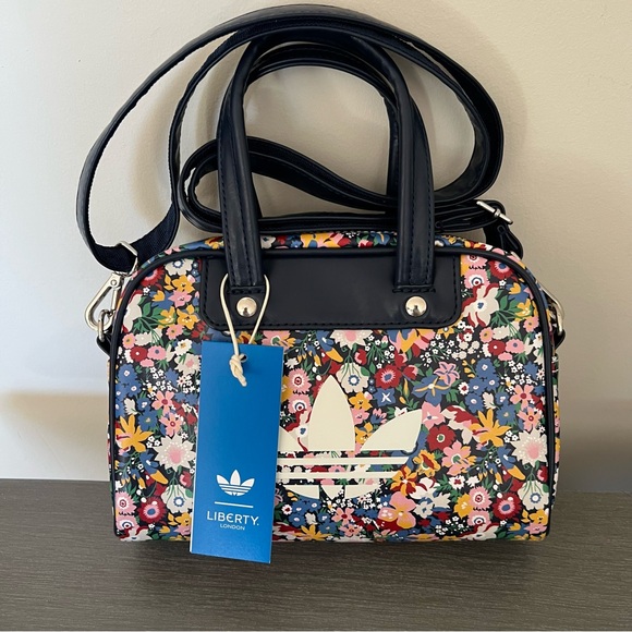 ADIDAS ORIGINALS X LIBERTY LONDON MINI BOWLING BAG - Picture 2 of 7